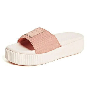 Puma Women's Bold Platform Pink Pearl Pool Slides Sandals Size 8.5 US (MSRP $85)